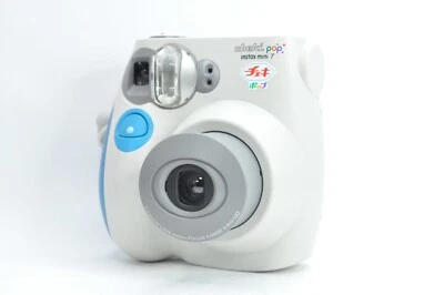[Exc+5] FUJIFILM Instax mini 7 Cheki pop Instant Camera Card Size From JAPAN - Image 1 of 4