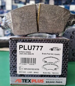 Abtex Bremsbelagsatz vorne passend für Honda Jazz 2002 bis 2009 Nr., PLU777 - Bild 1 von 7
