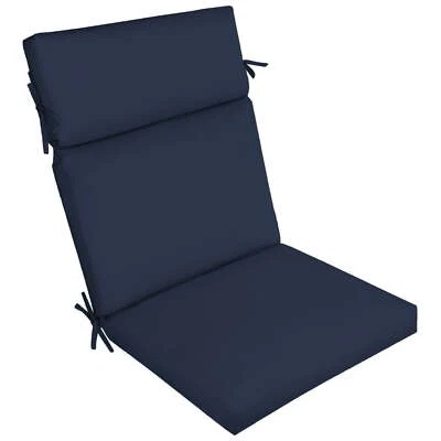 Cojín silla exterior 44"L x 21"W azul marino 1 pieza Foto 1 de 4