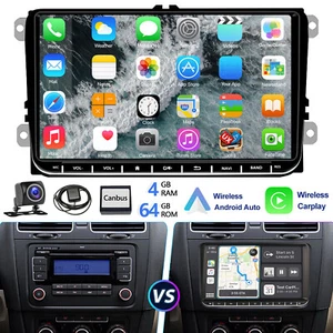 9" Für VW GOLF 5 6 Touran Tiguan EOS Autoradio 4+64G Android 13 Carplay GPS WIFI - Bild 1 von 17