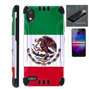 COMBAT for TCL A2X A2 Phone Case Cover + SCREEN PROTECTOR / MEXICAN EAGLE FLAG - Picture 1 of 3