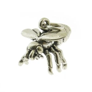 925 Sterling Silver Honey Bee Charm Made in USA - Picture 1 of 2