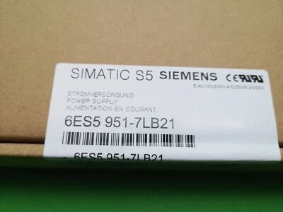 6ES5 951-7LB21 NEW SIEMENS 6ES5951-7LB21 SIMATIC S5 Power Supply Module - Image 1 of 4