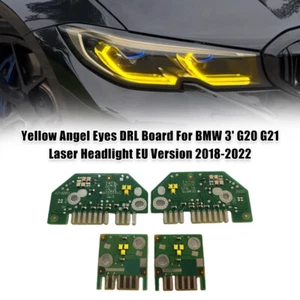 Yellow Angel Eyes DRL Boards For BMW 18-22 G20 G21 3 SERIES Daytime Running Ligh - Picture 1 of 13