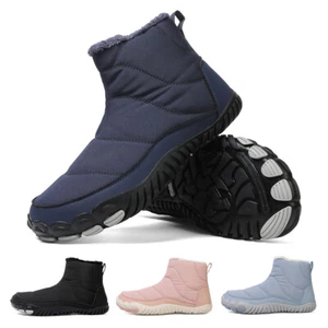 Herren Damen Winterstiefel Warm gefütterte Schneestiefel Kurzschaft Stiefel Boot - Bild 1 von 17