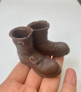 Botas de combate marrones escala 1/6 huecas para figura de acción masculina de 12 - Imagen 1 de 3