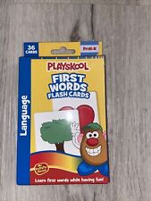Playskool First Words Flash Cards PreK-K  (36 Cards) ~ Mr. Potato Head 
