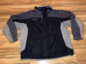 Columbia Core Interchange Black/Gray Light Weight Jacket Mens Large - Picture 1 of 6