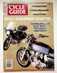 1981 April Cycle Guide Motorcycle Magazine Kawasaki KZ1100B Honda CR125R Yamaha - Picture 1 of 8