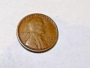 1924-S Lincoln Wheat 1c ~ Very Fine ~ Sharp Distinct Wheat Lines ~ Nice! ~ C69 - Picture 1 of 4