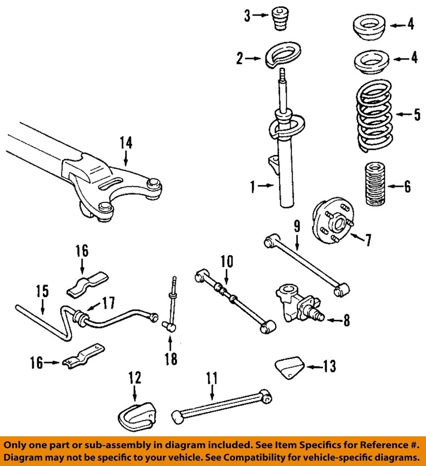CHRYSLER OEM 95-04 300M Barra Estabilizadora Componentes-Eslabón Estabilizador 4581264 Foto 1 de 1