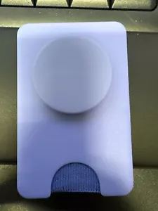 Popsockets Portefeuille Téléphone Magnétique + (pour MAGSAFE) PERVENCHE PROFONDE iPhone 16 15 14 - Photo 1 sur 4