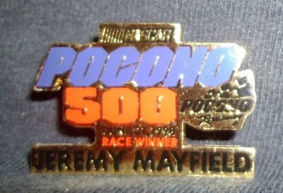 1998 Pocono Raceway Pocono 500 Pin Jeremy Mayfield - Image 1 of 2