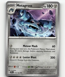 Metagross Pokemon • Uncommon • 115/162 Temporal Forces - Picture 1 of 1