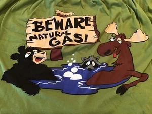 New LAZY ONE Boxer Shorts, BEWARE NATURAL GAS, GREEN, XL - Picture 1 of 4