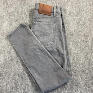 Pantalones de mezclilla Hiroshi Kato The Needle ajustados grises crudos lavados 28/30 medidas LEER - Imagen 1 de 15