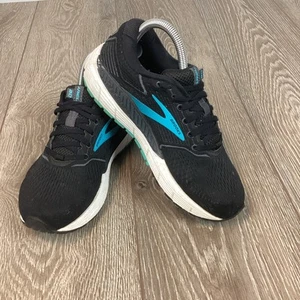Brooks Ariel 20 schwarz Ebenholz blau weiß Laufen Turnschuhe Schuhe Damen 9 B 40,5 - Bild 1 von 11