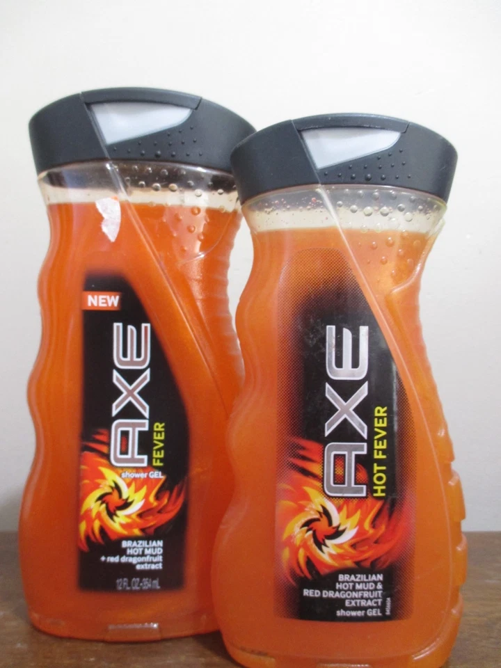 2} Gel de ducha Hacha Fever gel corporal barro caliente brasileño 350 y 250 ml cada uno Foto 1 de 1