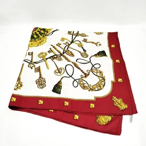 Hermes scarf Carre 90 Whites Silk100% 2266613 - Imagen 1 de 11