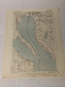 Stanwood Quadrangle Washington 1943 Topographical Map War Department Of Interior - Picture 1 of 8