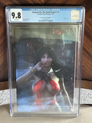 Vampirella The Dark Powers #1 CGC 9.8! Tiago Da Silva VIRGIN Cover!  - Image 1 of 4