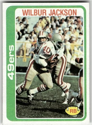 1978 Topps - Wilbur Jackson #38 49ers - Image 1 of 2