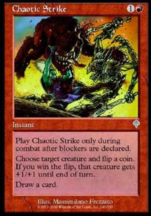 Chaotic Strike - Light Play MTG Invasion - Image 1 of 1