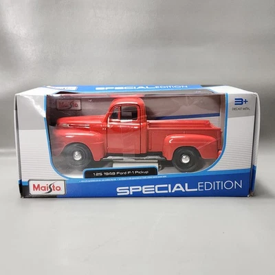Maisto 1948 Ford F-1 Pickup Truck Red 1:25 Scale Diecast 31935 - Image 1 of 4