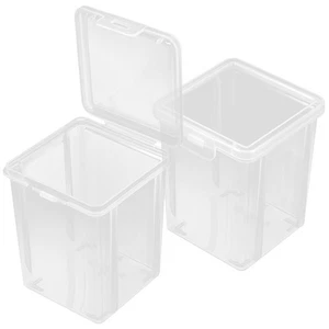 2 Pcs Storage Box Child Plastic Divided Boxes Containers for Classroom - Picture 1 of 12