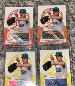 2005 Topps Rookie Cup Autogramm Jacob Marceaux #155 orange gelb 4 Stück #/199 - Bild 1 von 5