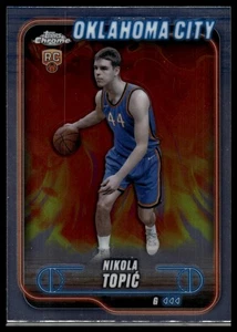 2024-25 Topps Chrome Nikola Topić Oklahoma City Thunder #119 - Foto 1 di 2