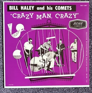 BILL HALEY / COMETS CRAZY MAN CRAZY 10" LP BEAR FAMILY 2017 REISSUE PURPLE VINYL - Picture 1 of 4