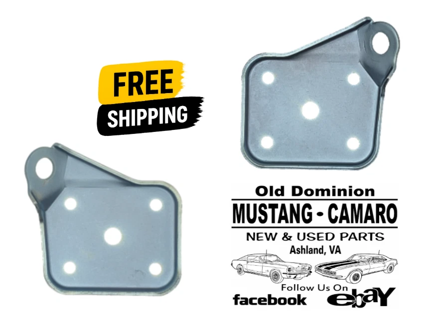 1965–1966 Mustang Rear Leaf Spring Mounting Plate – Driver / Passenger - Image 1 of 1