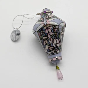 Libellula porcellana ornamento Tiffany cimelio Art Nouveau Bradford Exchange 2001 - Foto 1 di 6