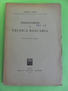 ARIENTI. BANKTECHNIK ÜBUNGEN. GIUFFRE 1951 - Bild 1 von 1