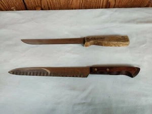 EKCO FLINT & EKCO ETERNA Slicer Knife set of two - Pre-owned - Picture 1 of 6