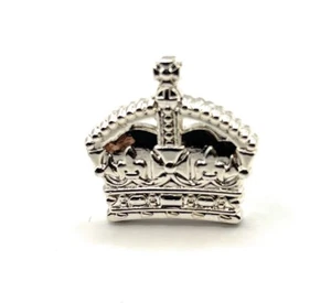 Badge Kings Crown with clutch pin at back R2591 - Picture 1 of 4