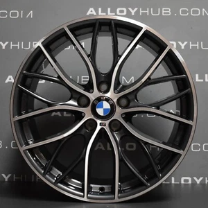 GENUINE BMW 1/2 SERIES 405M 19" INCH ORBIT GREY / CUT ALLOY WHEELS X4 F20 F22 - Picture 1 of 3