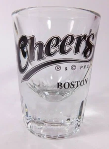 Vintage 1980's Cheers Bar TV Show Boston Souvenir Collectible Shot Glass - Picture 1 of 1