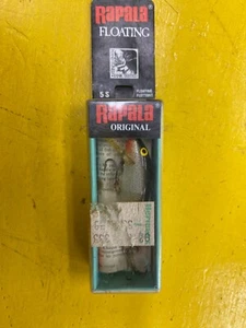 Original Rapala Floating 5 S Silver Black Vintage Fishing Lure Box Insert - Picture 1 of 8