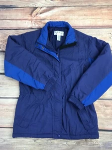 Women’s L.L. Bean Penobscot Parka Navy Thinsulate Ultra Nylon Ski Jacket Sz S - Picture 1 of 12