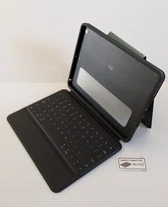 Logitech Rugged Folio Keyboard Cover for iPad 7th, 8th and 9th gen (Lot#A2565) - Picture 1 of 3