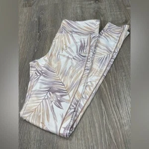 Forever 21 Leggings Pants Size Small Tropical B31 - Picture 1 of 3
