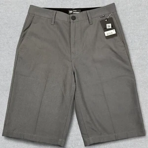 NEW Hurley Shorts Men's 29 Gray Chino Brisbane 2.0 Rayon Casual Skate - Picture 1 of 12