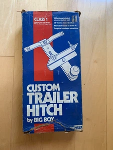 Big Boy Custom Trailer Hitch 2000 Lbs. Gross Trailer Weight Class 1 - Picture 1 of 8