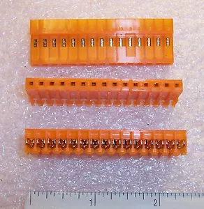 RECEPTÁCULOS QTY (25) 15 POSICIONES 18 AWG IDC MTA-156 3,96 mm 4-640431-5 TYCO ROHS - Imagen 1 de 5