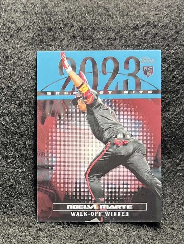 Noelvi Marte 2024 Topps Series 1 RC #23GH-30 2023 Greatest Hits - Blue Parallel