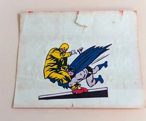 1967 Scanlens Superman Comic Book Tattoo Batman Gum Wrapper Scanlen's Topps RARE - Bild 1 von 2