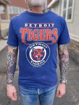 80’s Detroit Tigers T-Shirt Gift For Men Women Reprint Shirt  AN45421 - Image 1 of 2