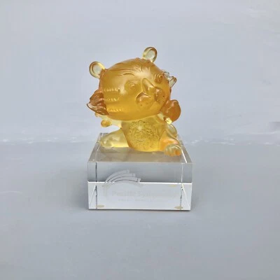 Liuli Pacific симфония год Тигра хрустальная стеклянная скульптура - Изображение 1 из 4